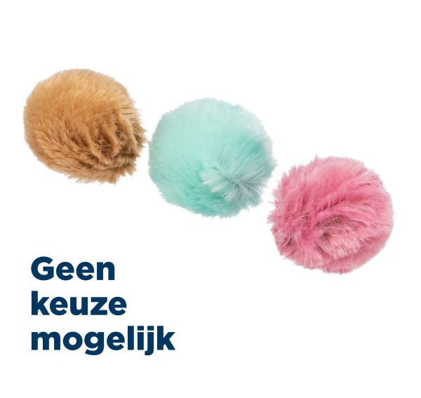 Trixie Bal Pluche Kattenmunt Assorti