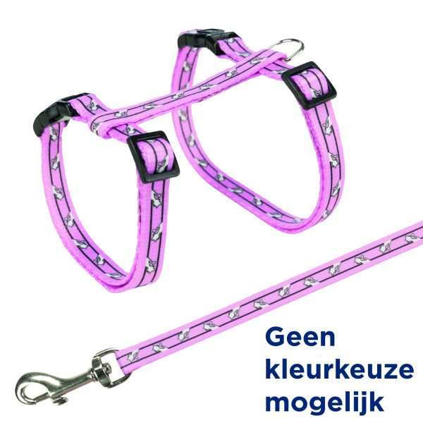 TRIXIE TUIG VOOR KAT MET RIEM MOTIEF ASSORTI