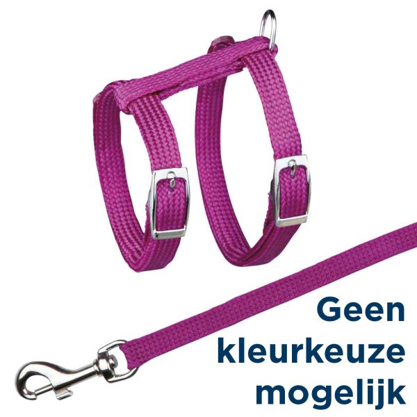 TRIXIE TUIG VOOR KAT MET RIEM METALEN GESPEN ASSORTI