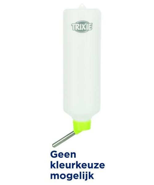 TRIXIE DRINKFLES KUNSTSTOF MET DRAADBEUGEL ASSORTI