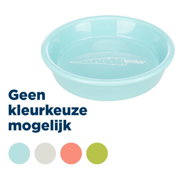 Trixie voerbak wortelmotief keramiek assorti