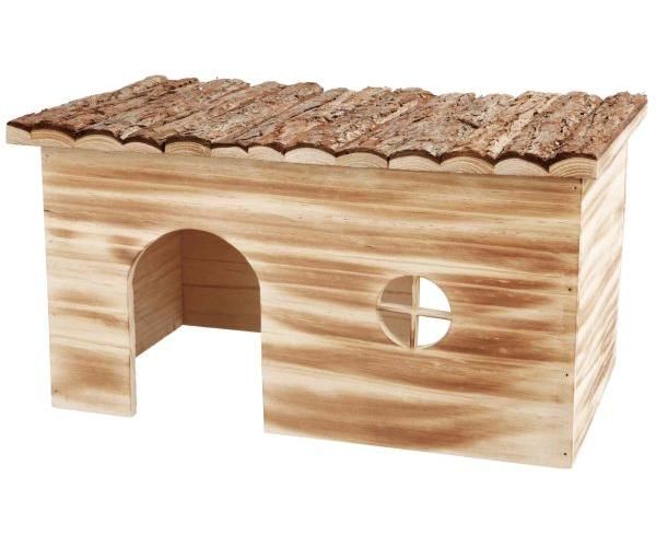 TRIXIE HUIS GRETE 2 UITGANGEN KONIJN SCHORSHOUT GEVLAMD