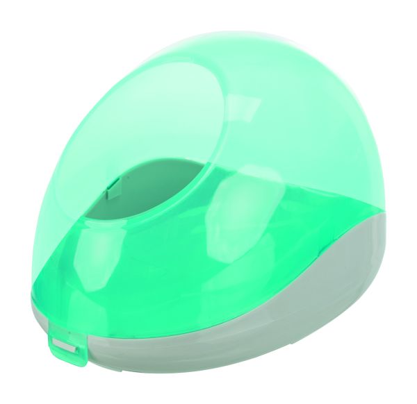 Trixie zandbad degoes / chinchilla's kunststof grijs / turquoise