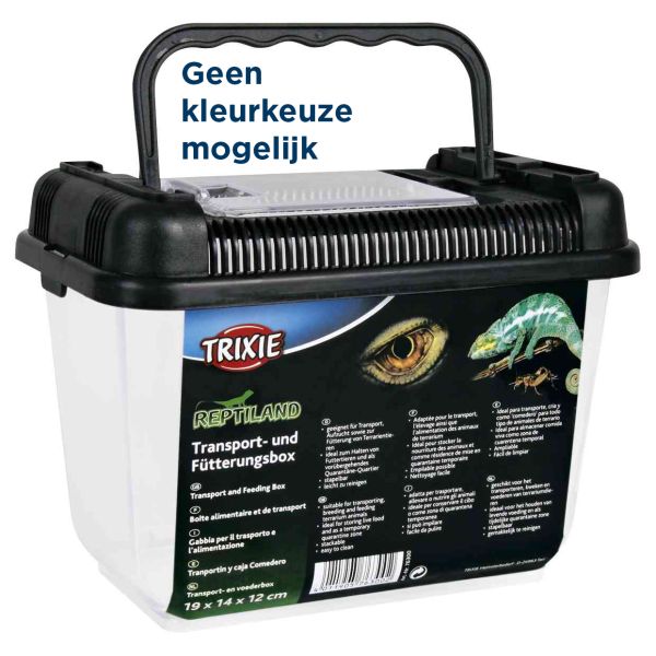 TRIXIE REPTILAND TRANSPORT- EN VOEDERBOX ASSORTI
