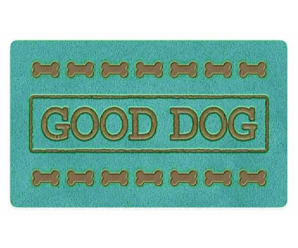 Tarhong placemat good dog turquoise