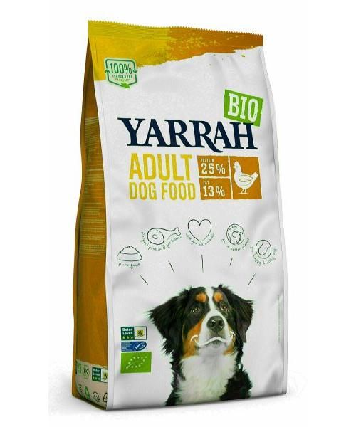 Yarrah dog 100% biologische brok kip hondenvoer