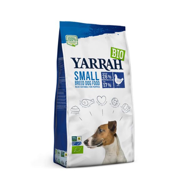 Yarrah dog biologische brokken small breed kip hondenvoer