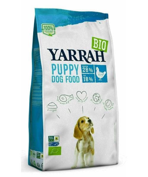 Yarrah dog biologische brokken puppy kip hondenvoer