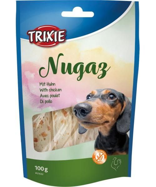 Trixie nugaz noga hondensnack runderhuid met kip