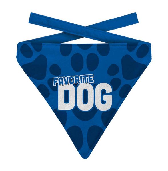 Plenty gifts bandana hond favorite dog blauw