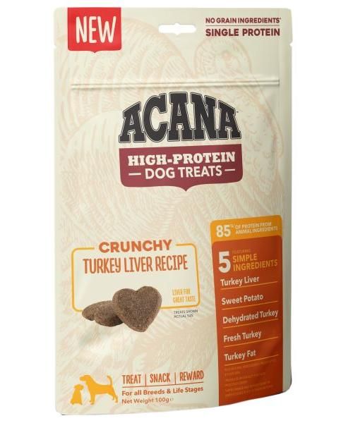 Acana high protein dog treat turkey hondensnack