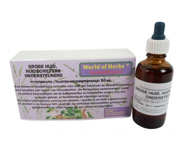 World of herbs fytotherapie droge huid