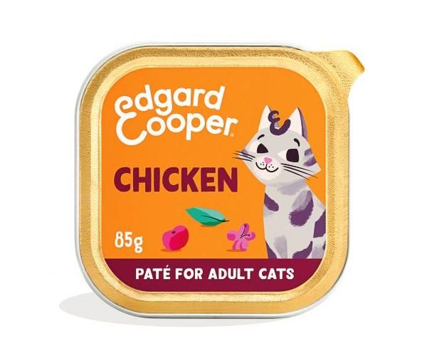 Edgard & cooper kat adult pate vrije uitloop kip kattenvoer