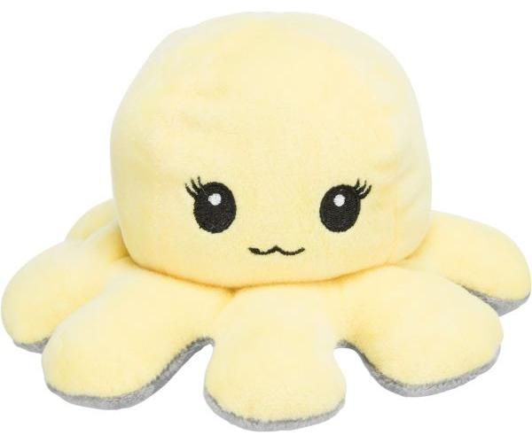 Trixie octopus omkeerbaar pluche roze / lichtblauw