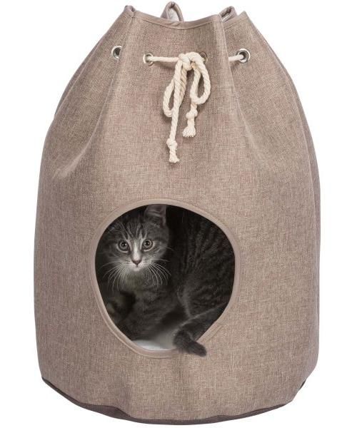 Trixie kattenmand schuilplaats nelli lichtbruin / wit-taupe