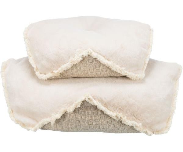 Trixie hondenkussen boho hoekig beige