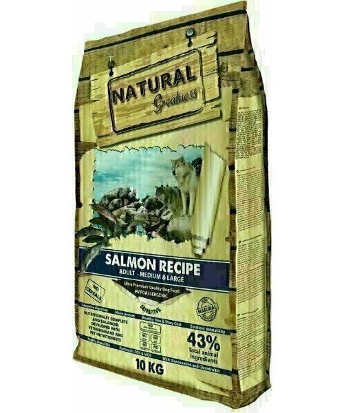 Natural greatness salmon sensitive medium hondenvoer