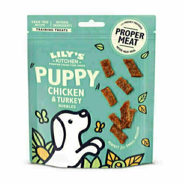 Lily's Kitchen Chicken / Turkey Nibbles Voor Puppies Hondensnack