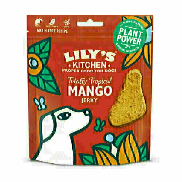 Lily's kitchen dog adult totally tropical mango jerky hondensnack