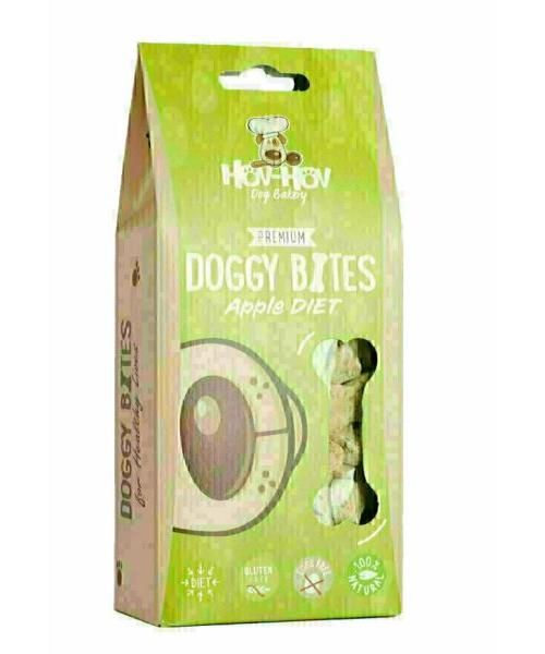 Hov-hov premium vegan doggy bites graanvrij appel hondensnack