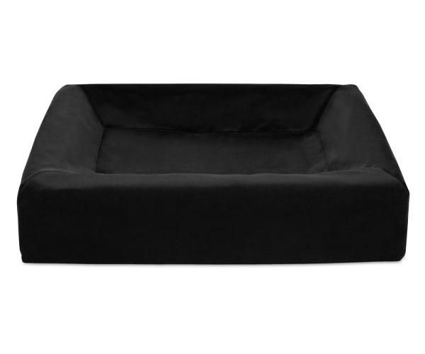Bia bed royal fluweel hoes hondenmand zwart