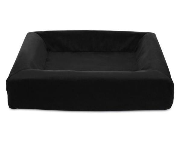 Bia bed royal fluweel overtrek hondenmand zwart