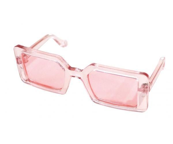 Croci zonnebril ricky vierkante glazen roze
