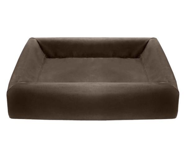 Bia bed royal fluweel hoes hondenmand bruin