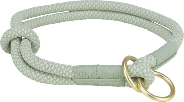 Trixie halsband voor hond  soft half-slip saliegroen / mint