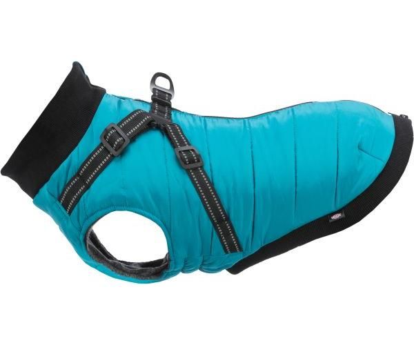 Trixie jas pontis met tuig voor hond aqua