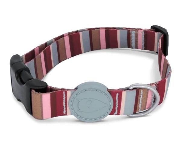 Morso Halsband Voor Hond  Gerecycled Skyline Rood / Roze