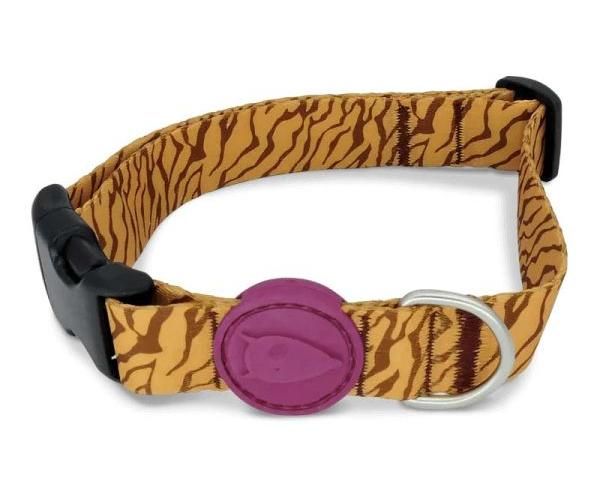 Morso halsband voor hond  gerecycled jungle drum groen