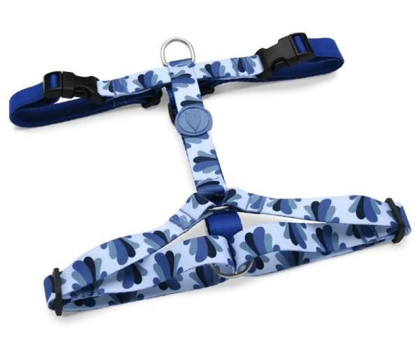 Morso Tuig Voor Hond H-tuig Voor Hond Gerecycled Splash Blauw