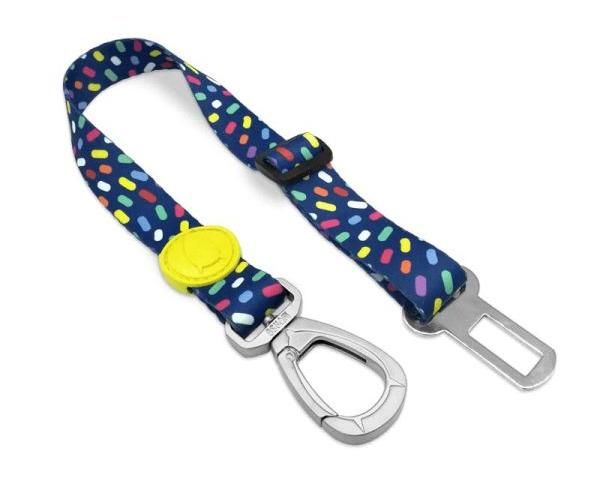 Morso honden autogordel gerecycled color invaders paars