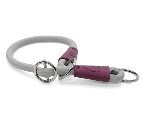 Morso Half Slip Halsband Voor Hond  Soft Rope Gerecycled Grey Grijs