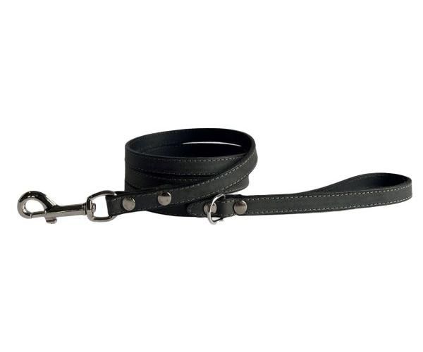 Sazzz hondenriem fearless vintage leer antraciet