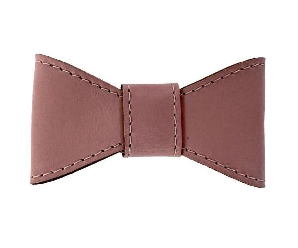 Sazzz vlinderstrik glamper classic leer roze