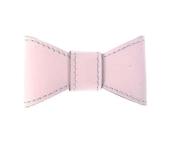 Sazzz vlinderstrik glamper classic leer lichtroze