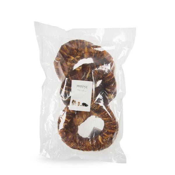 Petstyle living ring gepoft met eend hondensnack