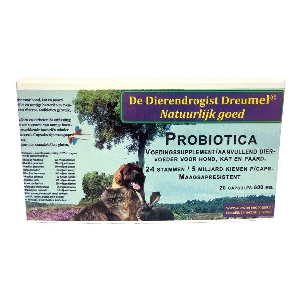 Dierendrogist probiotica capsules