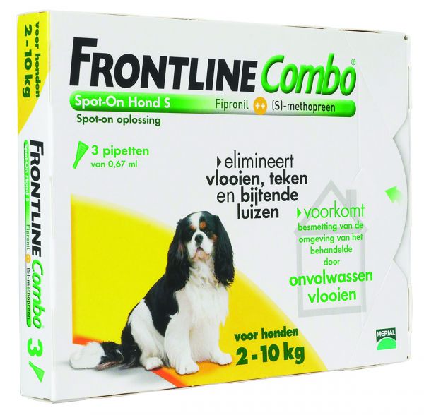 Frontline hond combo spot on 3 pack