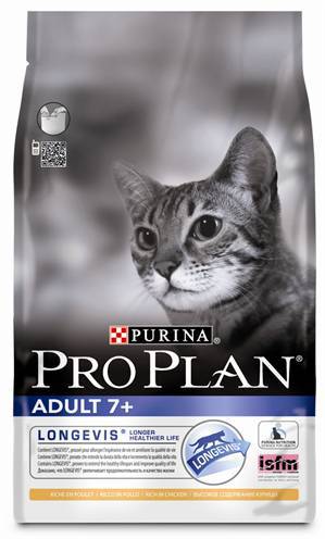 Pro plan cat adult 7+ kip/rijst kattenvoer