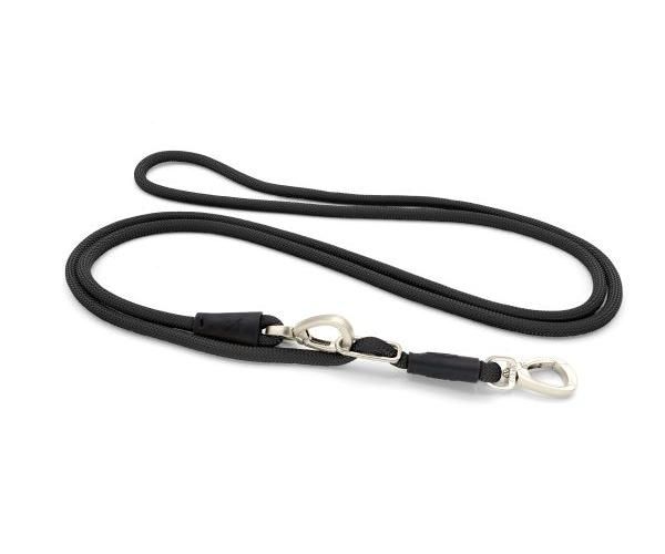 Morso hondenriem hands free soft rope gerecycled zwart