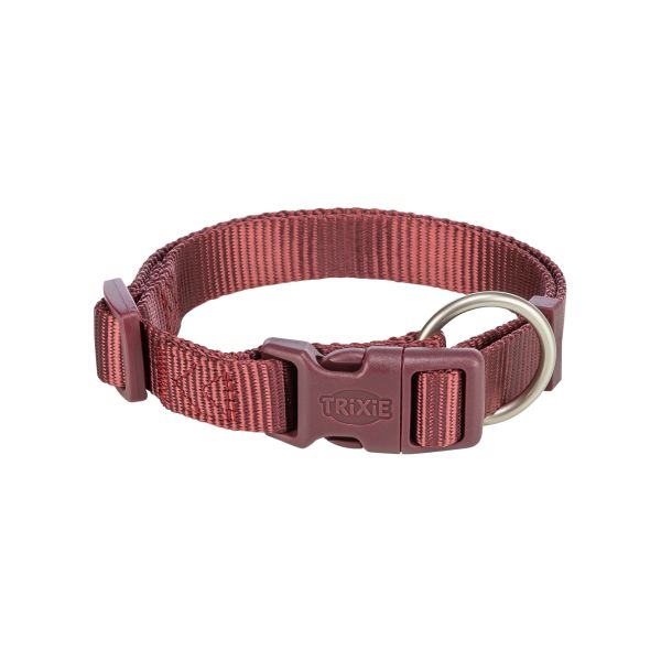 Trixie halsband voor hond  premium sangria rood