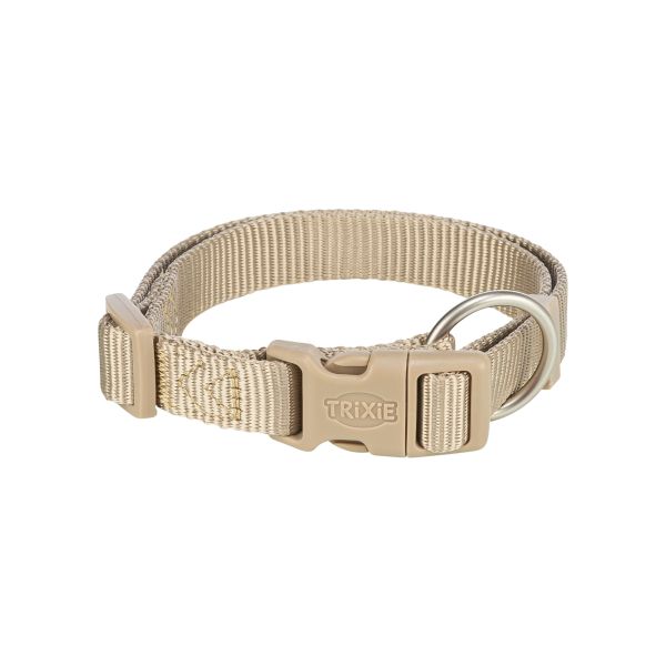 Trixie halsband voor hond  premium zand taupe