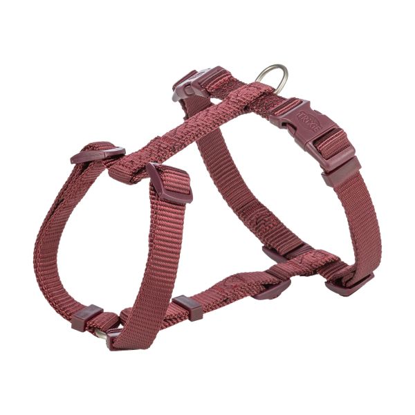 Trixie tuig voor hond premium h-tuig voor hond sangria rood