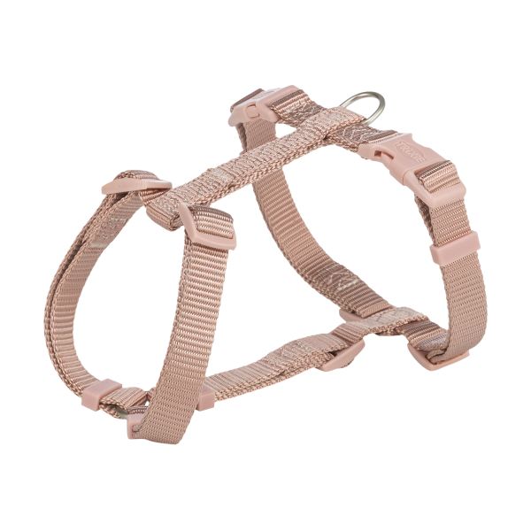 Trixie tuig voor hond premium h-tuig voor hond blush roze