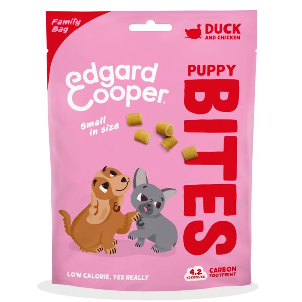 Edgard & cooper puppy bites eend / kip