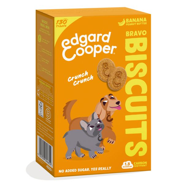 Edgard & cooper adult biscuit banaan / pindakaas