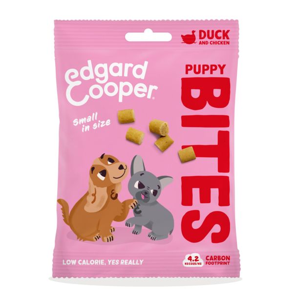 Edgard & cooper puppy bites eend / kip